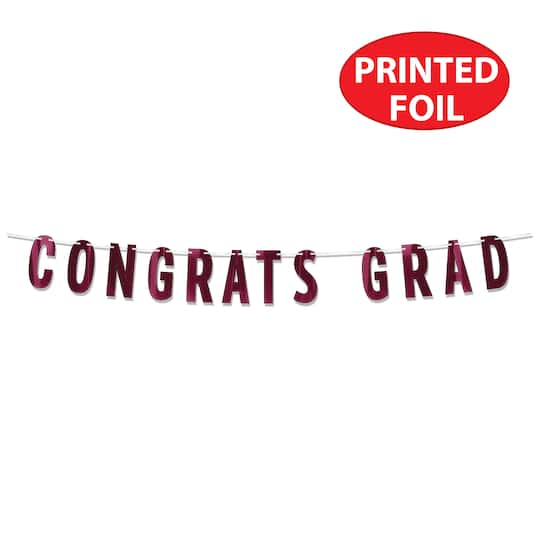 Beistle 5ft. Congrats Grad Streamer